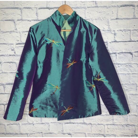 Vintage Dragonfly Reversible Blazer - Picture 8 of 10